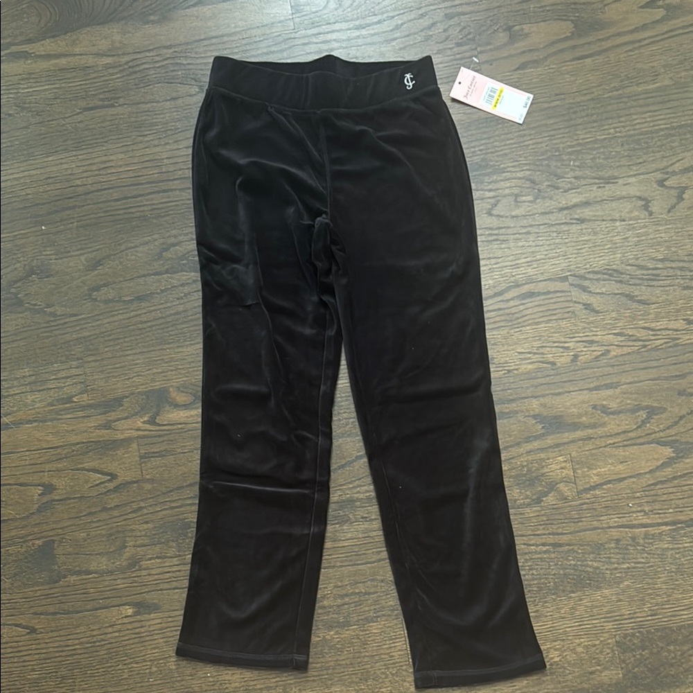 Juicy Couture Black Velour Joggers for Kids